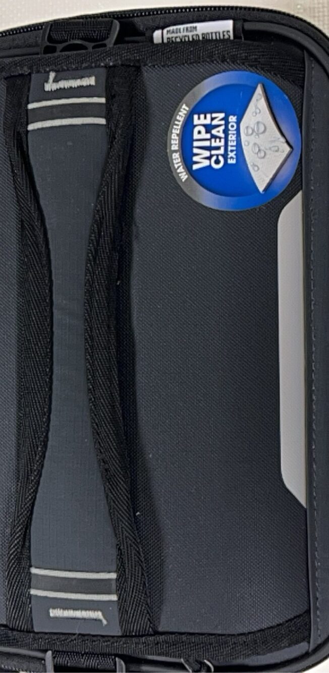 Titan Black Water Repellent Travel Organizer Bag